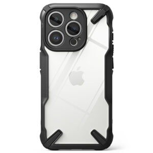 Ringke Fusion X Tough Rear Case Cover for Apple iPhone 15 Pro Max- Black / Clear