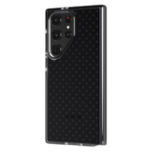 Tech21 EvoCheck Tough Rear Case Cover for Samsung Galaxy S23 Ultra - Smokey/Black