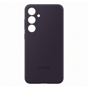 Official Genuine Samsung Silicone Rear Case Cover for Samsung Galaxy S24+ Plus - Dark Violet