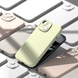 Ringke Slim Silicone Magsafe Matte Rear Case for Apple iPhone 15 - Sunny Lime