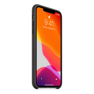 Official Apple Silicone Rear Case Cover for Apple iPhone 11 Pro Max - Black