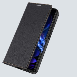 Dux Ducis SKIN X2 Tough Rugged Flip Wallet Case Redmi Note 12 Pro Plus(+) 5G - Black