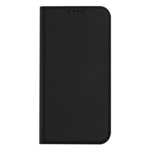 DUX DUCIS Skin Pro Faux Leather Wallet Flip Case for Apple iPhone 15 - Black