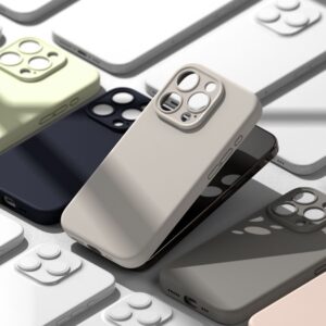 Ringke Slim Silicone Magsafe Matte Rear Case for Apple iPhone 15 Pro - Stone