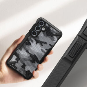 Ringke Fusion X Tough Rear Case Cover for Samsung Galaxy A35 5G - Camo Black