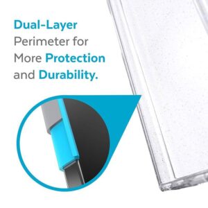 Speck® Presidio Perfect Clear Case w/ Glitter for Samsung Galaxy S22 Ultra 5G - Clear