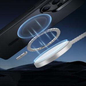 ESR Classic Hybrid Magsafe Tough Rear Case for Samsung Galaxy S25 Ultra - Frosted Black