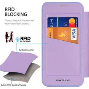 DUX DUCIS Skin X Pro Magnetic Flip Wallet Case for Samsung Galaxy S25+ (Plus) - Purple