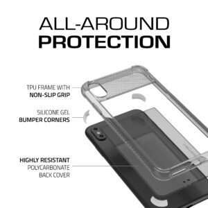Ghostek COVERT2 Tough Clear Silicone Case Cover for Apple iPhone XS Max - White