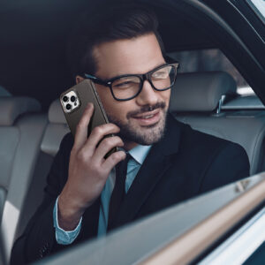 DUX DUCIS Naples Leather Back Case Cover for Apple iPhone 14 Pro Max - Coffee