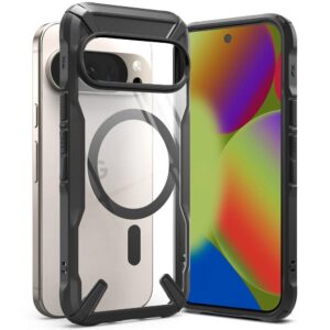 Ringke Fusion X Tough Rear Magnetic Case Cover for Google Pixel 10 / 10 Pro - Black/Clear