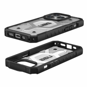 Urban Armor Gear (UAG) Pathfinder MagSafe Tough Case Cover for Apple iPhone 15 Pro- Ice