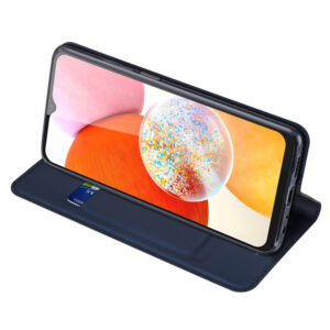 DUX DUCIS Skin Pro Faux Leather Wallet Flip Case for Samsung Galaxy A15 / A15 5G - Blue