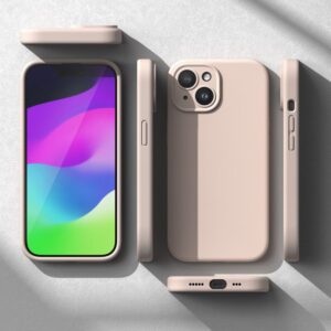 Ringke Slim Silicone Magsafe Matte Rear Case for Apple iPhone 15 - Pink Sand