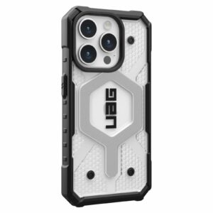 Urban Armor Gear (UAG) Pathfinder MagSafe Tough Case Cover for Apple iPhone 15 Pro- Ice