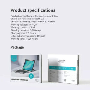 Nillkin Bumper Combo Tough Keyboard Case for Apple iPad Pro 13" 2024 (Backlit Version) - Grey