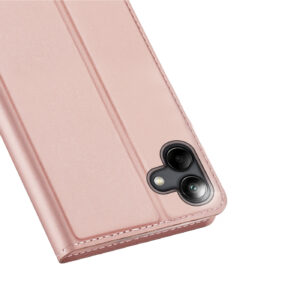 DUX DUCIS Skin Pro Faux Leather Wallet Flip Case for Samsung Galaxy A04 - Rose Gold