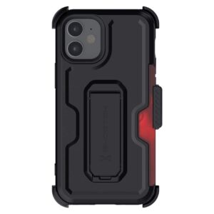 Ghostek Iron Armor 3 Heavy Duty Holster Case for iPhone 12 Mini - Black Matte
