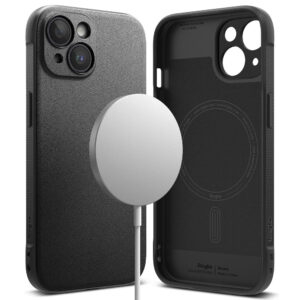 Ringke Onyx Magsafe Tough Flexible Slim Rear Case Cover for Apple iPhone 15 - Black