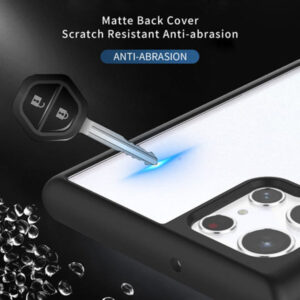 Armoured™ Shield Tough Case for Samsung Galaxy S22 Ultra 5G - Black (red buttons)