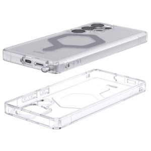 Urban Armor Gear (UAG) Plyo Pro MagSafe Tough Case Cover for Samsung Galaxy S25 Ultra - Grey/ Clear