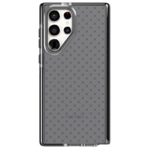 Tech21 EvoCheck Tough Rear Case Cover for Samsung Galaxy S22 Ultra 5G - Smokey Black