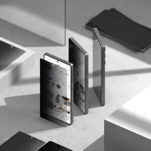 Ringke 2 Pack Easy Slide Privacy Glass Screen Protector for Samsung Galaxy S25 Ultra