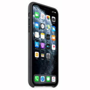 Official Apple Leather Rear Case for iPhone 11 Pro Max - Black