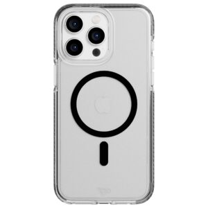 Tech21 EvoCrystal Magsafe Case for Apple iPhone 15 Pro Max - Black Titanium