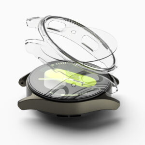 Ringke Slim Case & Tempered Glass Protector Bundle for Galaxy Watch 7 40mm - Clear