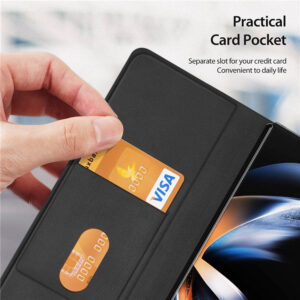 Dux Ducis Bril Leather Case Cover for Samsung Galaxy Z Fold5 5G - Black