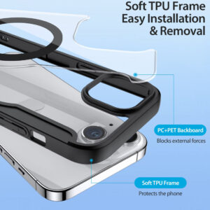 DUX DUCIS Skin X Pro MagSafe Flip Wallet Case for Apple iPhone 15 Plus - Black