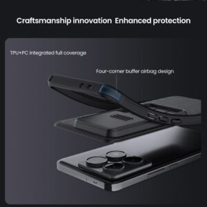 Nillkin CamShield Pro Lens Protector Case Cover for Xiaomi 14T Pro - Black