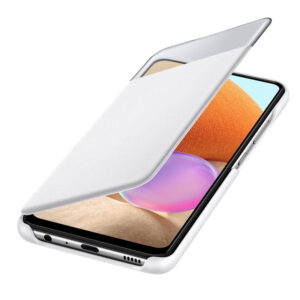 Official Samsung Smart S View Wallet Case Cover for Galaxy A32 - White