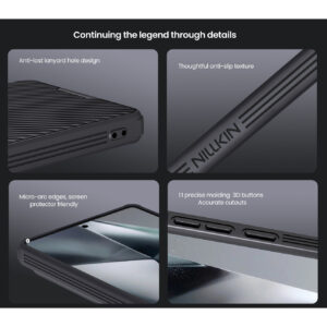 Nillkin CamShield Pro Lens Protector Case Cover for Samsung Galaxy S25 Ultra - Black