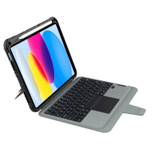 Nillkin Bumper Combo Tough Keyboard Case for Apple iPad 10.9 2022 (Backlit Version) - Grey