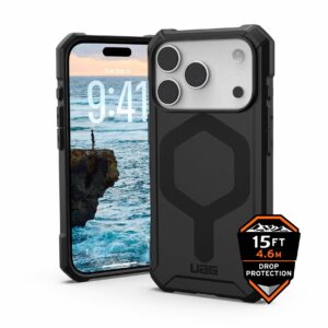 Urban Armor Gear (UAG) Essential Armor MagSafe Tough Case for iPhone 17 Pro - Black