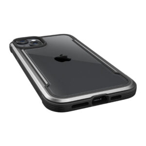 Raptic Shield Tough Rugged Rear Case Cover for Apple iPhone 15 - Black