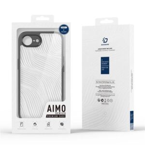 DUX DUCIS Aimo Series Rear Case Cover for Apple iPhone 16e - Clear/ Black