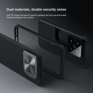 Nillkin CamShield Prop Lens Protector Case Cover for Xiaomi Mi 14 Pro 5G - Black