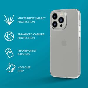 Tech21 Evo Lite Tough Rear Case Cover for Apple iPhone 14 Pro Max - Clear