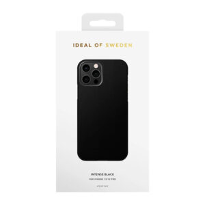 iDeal of Sweden Stylish Ateliar Rear Case Cover for Apple iPhone 12/12 Pro - Intense Black