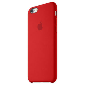 Official Apple Silicone Rear Case Cover for iPhone 6s & 6 - Red