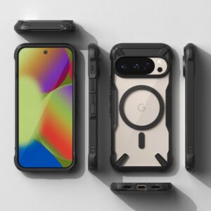 Ringke Fusion X Tough Rear Magnetic Case Cover for Google Pixel 10 / 10 Pro - Black/Clear