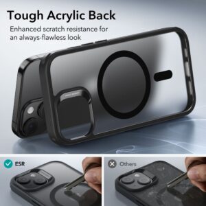 ESR Classic HaloLock MagSafe Tough Case for Apple iPhone 15 Plus- Frosted Black