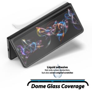 Whitestone Dome Glass 2 Pack Premium Screen Protector for Samsung Galaxy Z fold4 5G