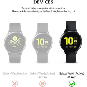 Ringke Bezel Styling for Samsung Galaxy Watch Active 2 44mm - Silver Screw