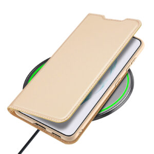 DUX DUCIS Skin Pro Wallet Flip Case for Samsung Galaxy S22+ Plus 5G - Gold