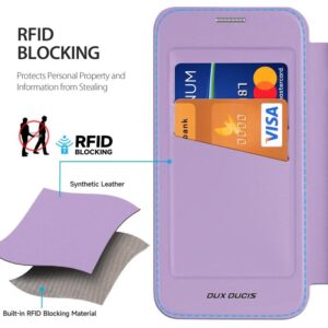 DUX DUCIS Skin X Pro Magnetic Flip Wallet Case for Apple iPhone 16e - Pink