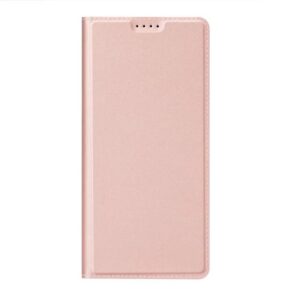DUX DUCIS Skin Pro Faux Leather Wallet Flip Case for Samsung Galaxy S23 FE - Rose Gold